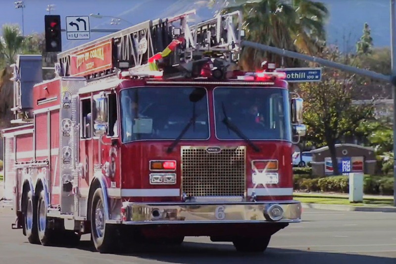 City of Corona fire truck